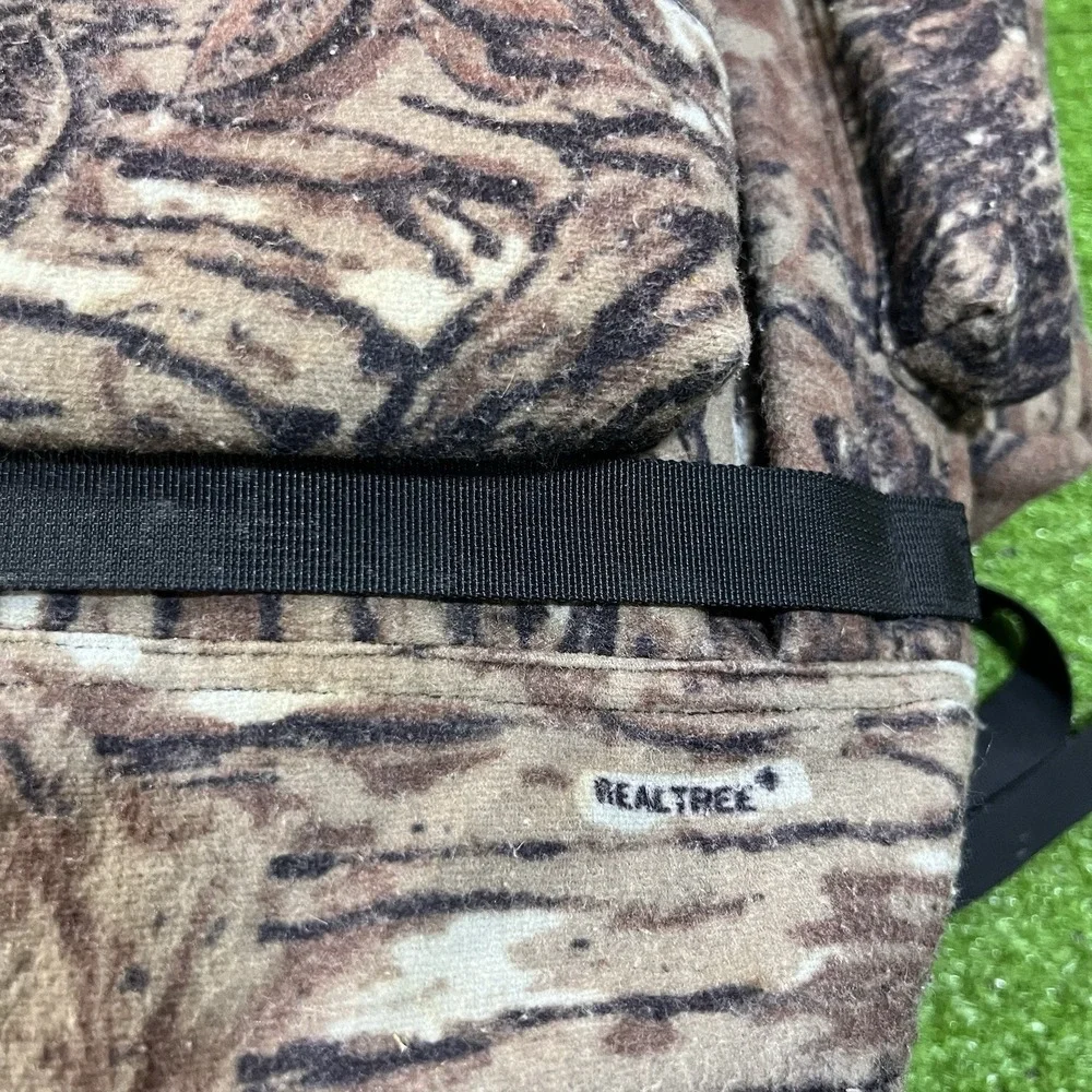 Vintage Fleece Camo Backpack Call Pockets Bottle Holder 90s Hunt Hiking Daypack